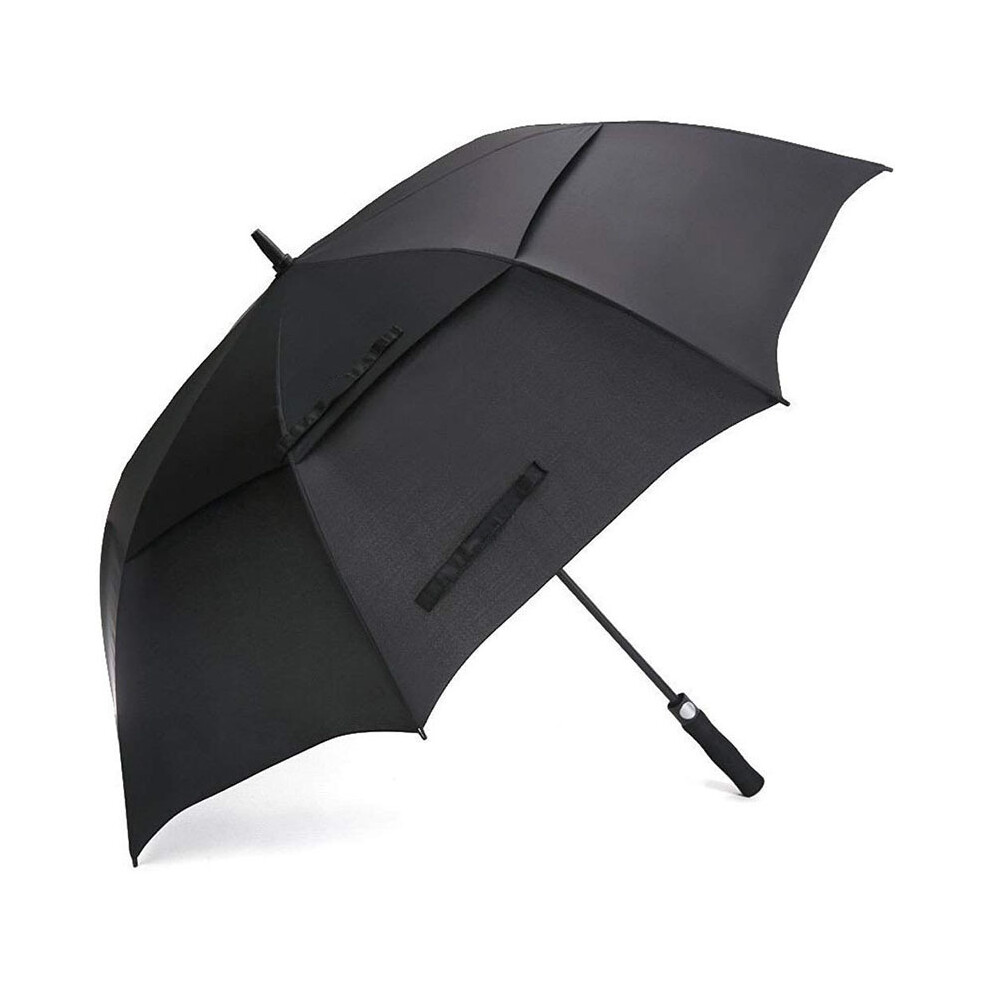 Windproof Vented Design Golf Umbrella Extra Large Double Canopy Automatic Open Oversized Waterproof Stick Umbrellas Featuring SPF 50+ Sun Protection P-image-OPC-PPBG9MP-NEW