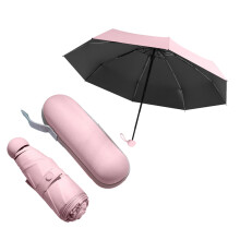 Mini reisparaplu, compact, UV-bescherming, winddicht, lichtgewicht, draagbaar, automatisch openend en sluitend, paraplu voor dames, heren en
