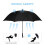 Waterproof Pongee Fabric Golf Umbrella Automatic Open Extra Large Double Canopy Oversize Windproof Stick Umbrellas Featuring Ergonomic Handle SPF 50+ 4