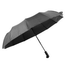 Sonnenregen-Regenschirm 24 Speichen UV-Schutz Faltbar Automatisch Schwarz 456g