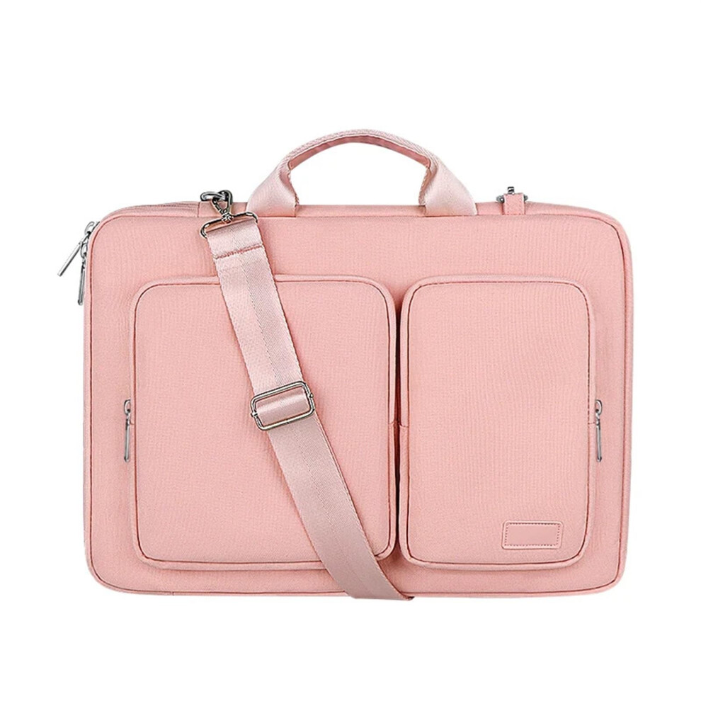 Shockproof Laptop Bag 15.6Inch Laptop Sleeve For Shoulder Briefcase Women Notebook Case Pink 9347817026573