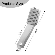 ABS Square Handgehaltener Sho Hochdruckdusche H Niederschlag Unive Badezimmer Toiletten Duschkopf Wassersparnis
