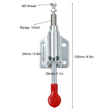 Robustes GH 36070 Kippklemm-Handfixierungswerkzeug für vertikale Positionierung von Werkstücken und maximale Spannkraft von 60 kg
