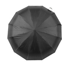 Sun Rain 24 Rippen UV faltbarer Automatikschirm Schwarz
