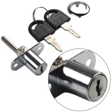 Triple Interlock Drawer Lock Zinc Alloy 100% Hot Sale With 2 Keys Rotary Lock Cylinder