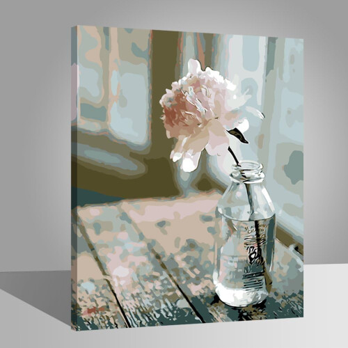 Κιτ ζωγραφικής με αριθμούς για χαλάρωση, DIY ελαιογραφία με πινέλα υψηλής 1