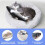 Επαναφορτιζόμενο παιχνίδι Catnip Kicker Usb, ηλεκτρικό παιχνίδι ψαριών για σκύλους με 4