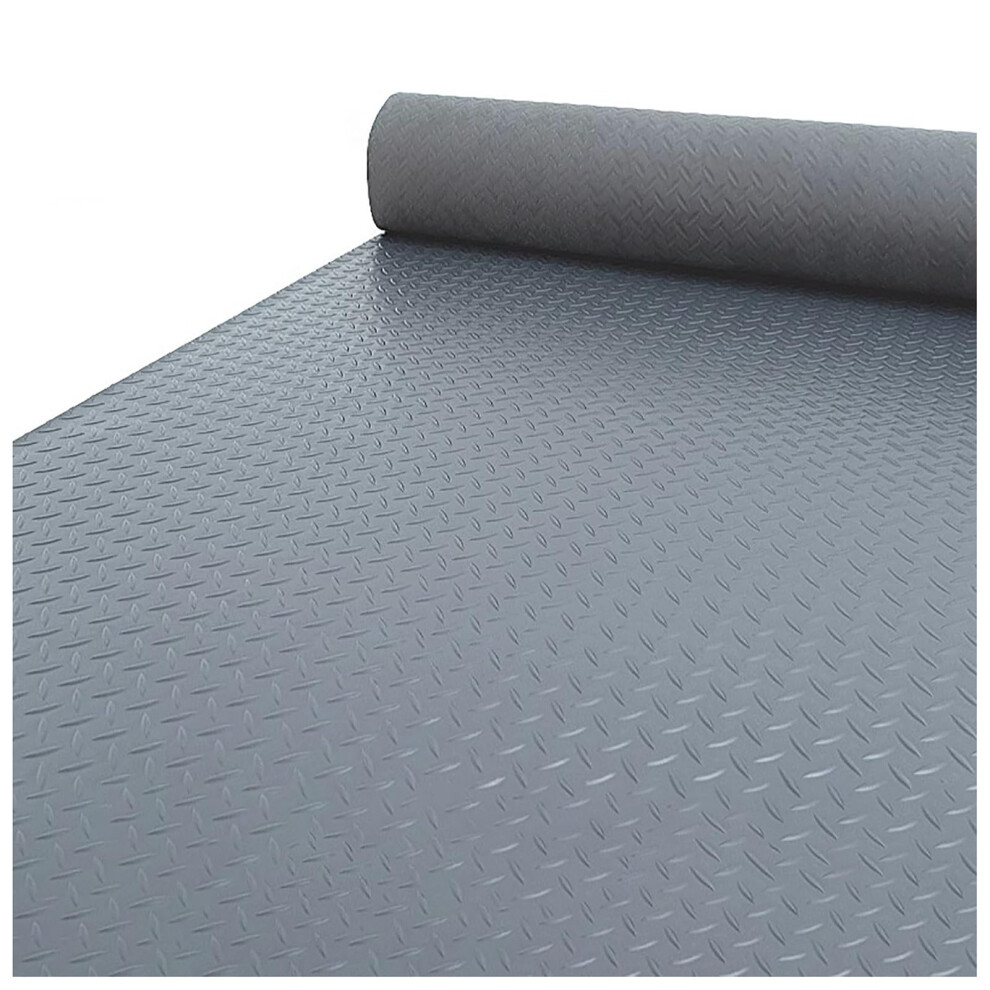 Garage Floor Mat Pvc Heavy Duty Nonslip Waterproof Protector For Suv Truck Rv 400X100cm Gray 9347817026993