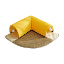 Tunnel Bed for Cats NonSlip 2In1 Tunnel Bed With Removable Cushion Cave Cushion Small Pet Kitten Chinchilla Ferret