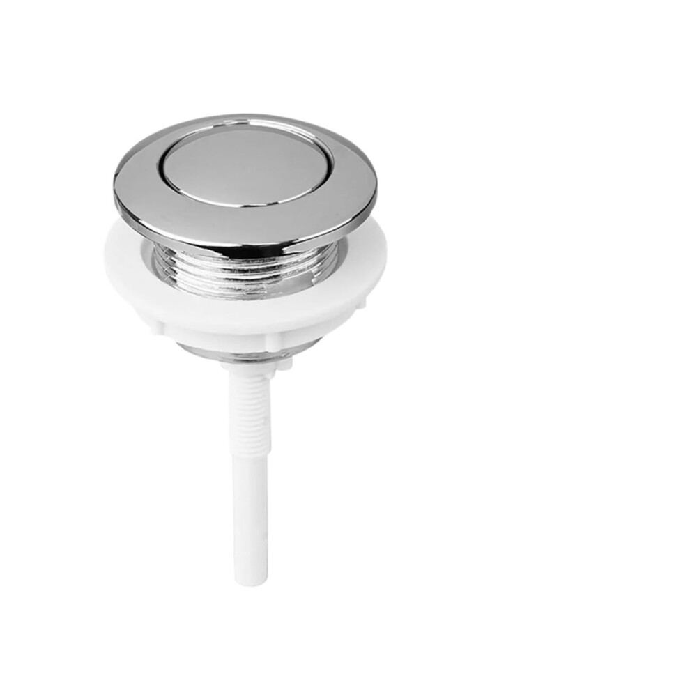 Toilet Cistern Flush Parts Kit With Fill Valve Round Button For Single Flush Toilets Fits Most 9347817027327