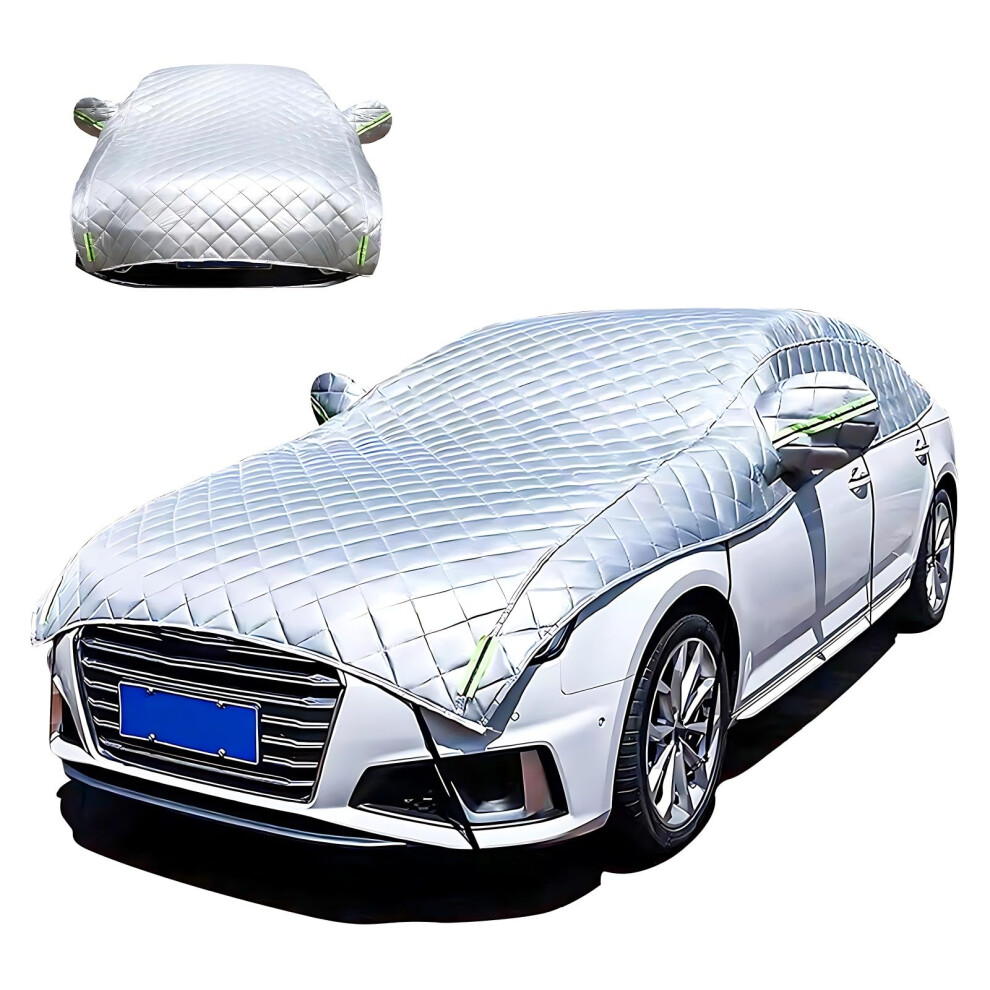 Half Car Cover For Porsche 992 Waterproof Breathable Allseason Windproof Bands Shhoz25524 Silver 9347817027785