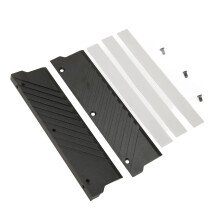 Aluminium DDR5 RAM-Kühler Kühlkörper G Modell 134x34x8mm Schwarz