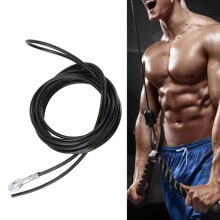 Schwarzes Stahl verstellbare Seilzugrolle für Fitnessstudio & Heimtraining, 5 m