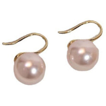 Elegant Design Dangle Drop Earrings Freshwater Cultured Pearl Sterling Silver Hypoallergenic Gift Box Included Lever Back Hook for Women Girls