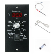 Controller for Traeger Pellet Grill BAC236 Digital Thermostat with LED Display and Auto Shut Down