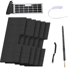 Voor GE Profile wasmachine-drogercombinatie - 4-pack pluisfilter vervangen door drogerafvoerborstel - voor modelcode WH01X35719