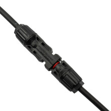 Kabelverteiler 3-Wege-Stecker Y Typ 2,5mm-6mm2 20A-30A Zubehör Schwarzer DC1000V Panel-Stecker Polypropylen