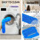Plume en microfibre extensible 1 ensemble pour nettoyer le toit, stores de ventilateurs hauts à 5