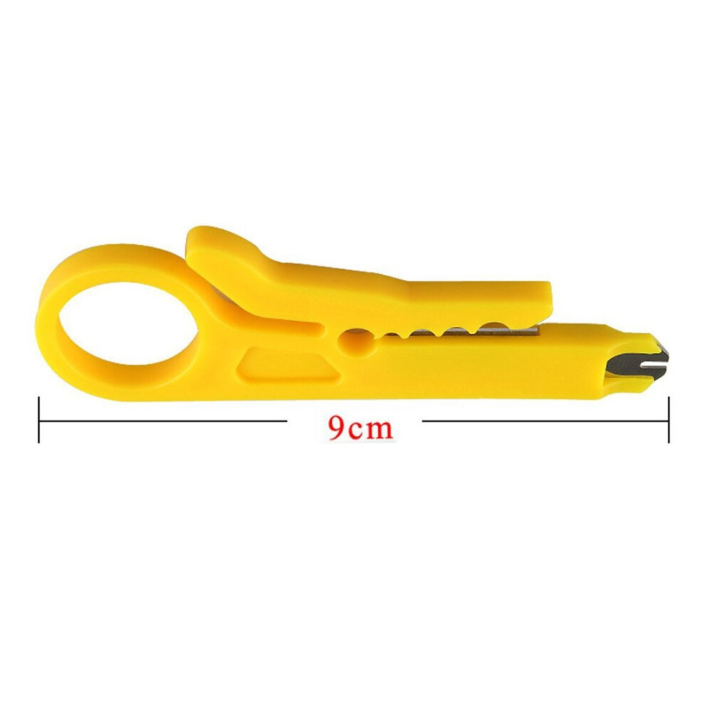 Idc Insertion Punch Down Tool With Cable Wire Stripper Bt Telephone Rj11 Strip For Inserting Wires And Stripping Jackets 6935161506051