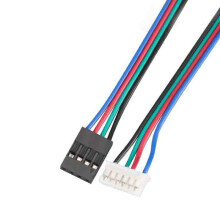 5-Pack 4-Pin-Schrittmotorkabel mit XH2 54-Terminaldrahtstecker für Nema17 und für 3D-Druckeranwendungen