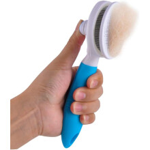 Entfilzungsset für eine sichere und schonende Fellpflege Ihres Haustieres, selbstreinigende Zupfbürste mit rutschfestem, ergonomischem Griff zur