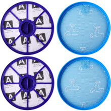 Kits de filtro HEPA de alta qualidade, adequados para modelos Dyson compatíveis, garantem proteção do motor e facilitam a limpeza e manutenção,