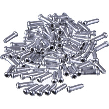 Alloy Road Mountain Bikes Brake Tips Shifter, Lightweight Silver Tone Cable End Crimps For Hassle-Free Return