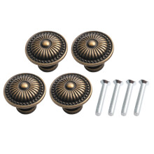 Möbelaufrüstung Home Decor Bronze-Schrankknopf Höhe ca. 20 mm Höhe ca. 20 mm Durchmesser ca. 24 mm Set aus 4 Teilen