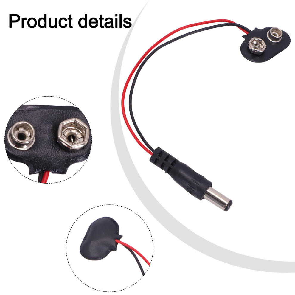 Connect Your Electronic Devices With 10Pcs 9V Battery Snap Power Cables For Arduino R3 Safe And Reliable Power Solution 6935161493665