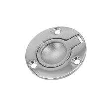 50 mm runder Edelstahl-Zugring, bündiger Hebegriff, Schrank, Türgriffe, Bodenschnallen, Bootslukenverschlüsse,