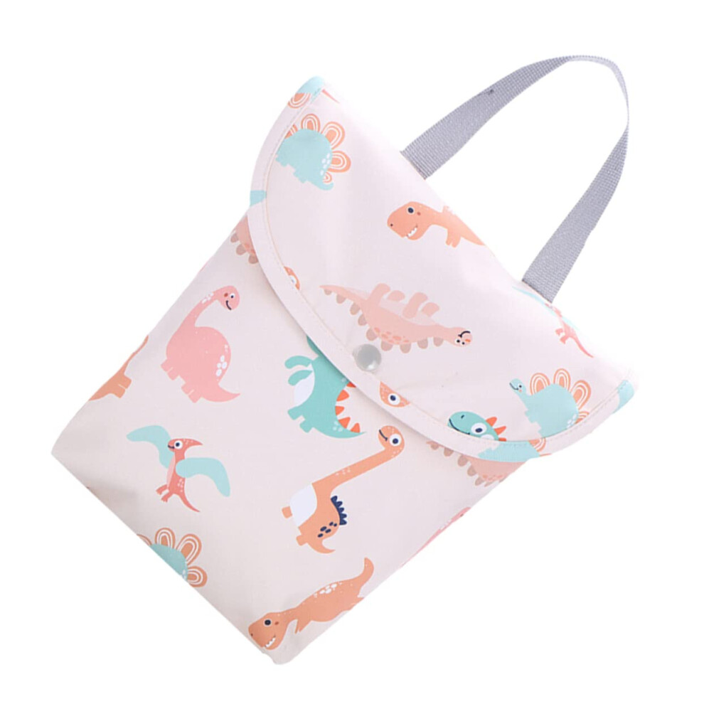 Portable Diaper Bag Travel Storage Organizer Nappy Caddy with Adjustable Straps, Multiple Pockets, and Waterproof Material