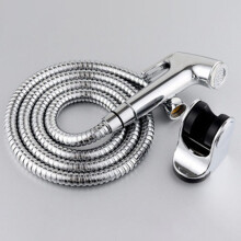 Toiletten-Bidet Hand-Dusch-Bidet Chrom-Jet-Spray Muslimisches Hygienisches Duschset Duschkopf mit Schlauch und Halter