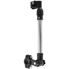 Suport pentru umbrelă pentru scaun cu rotile Walker, suport retractabil pentru umbrelă cu compatibilitate largă, reglare direcțională la 360,