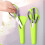 Tesoura de cozinha cinza e verde de 24,4 cm (9,6 polegadas), resistente e utilitária, com lâmina micro-serrilhada, cabo ergonômico para maior 4