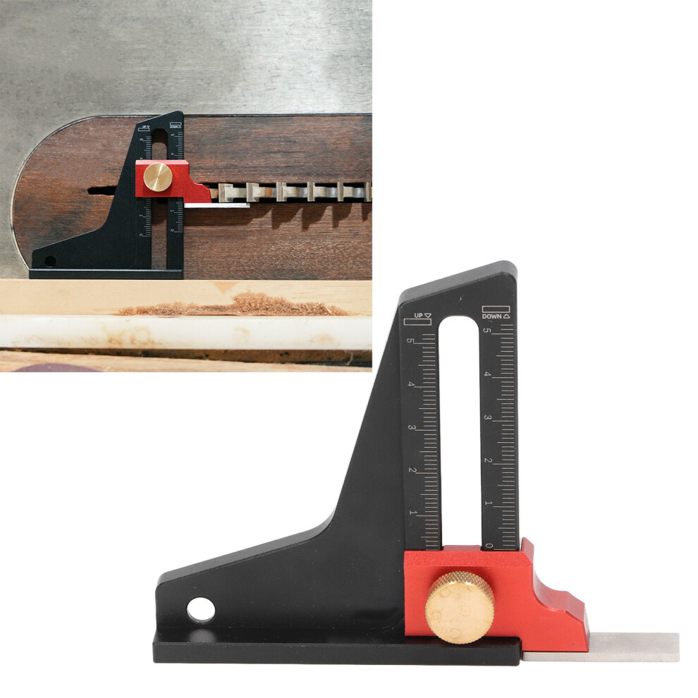 Aluminum Alloy Height Gauge For Woodworking Saw Table Depth Measuring Tool 7691369125850