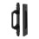Barn Door Pull Συρόμενη λαβή πόρτας Υλικό Μαύρο βαρέως τύπου εσωτερικό ξύλι 5