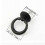 Black Drawer Knob Pull Ring Handle Kit Door Drawer Drop Knobs Kitchen Pack Set Zinc Alloy Black Cabinet Cupboard 4