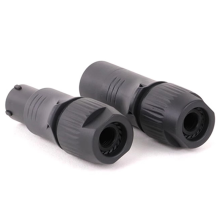 10Pcs 3-Pins True Locking Connector Steckdose PA66-Material NAC3FX-W NAC3MX-W IP65-Klasse wasserdichte 10-männliche Stecker