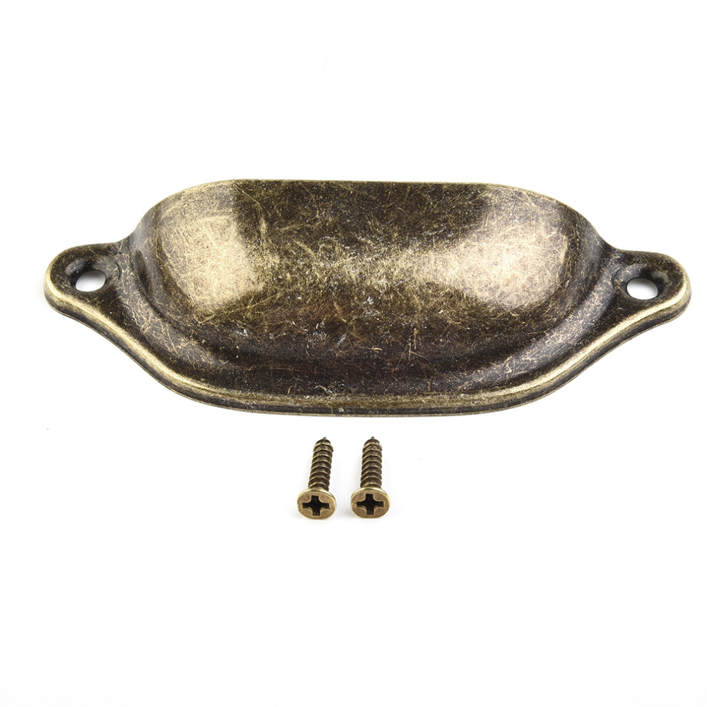 Shell Pull Handles Antique Cabinet Cupboard Drawer Knob Brass 10Pcs Fashion Fashionable Modern Nobby 6935161488654
