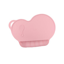Silicone Placemat Baby Eating Mat HeatResistant NonSlip Washable Roll Up for Home and Travel Pink