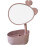 Adorable Vanity Mirror with Adjustable Extending Arm for Bathroom, Practical and Space-Saving Wall Mounted Solution for Your Daily Routine (Pink) 1