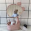 Adorable Vanity Mirror with Adjustable Extending Arm for Bathroom, Practical and Space-Saving Wall Mounted Solution for Your Daily Routine (Pink) 6