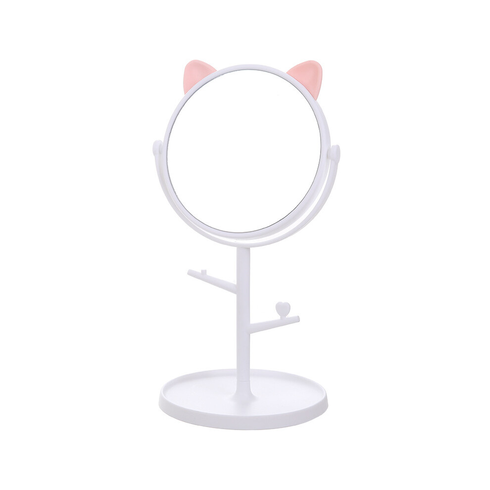 Desk Mirror with Detachable Base, High Definition Mirror for Crystal-Clear Reflections, Portable and Compact for Teen Girls' On-The-Go Needs