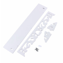 Decorative Floating Shelf, Novel Design Easy to Attach Storage Shelf for Living Room, Bedroom, Study, Kids Room, TV Background