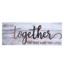 Handcrafted Boxwood Sign, Made In The Usa Permanent Wood Grain, Solid And Sturdy Material, Ideal Gift For Any Occasion