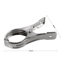 Abrazaderas de alta resistencia para uso multifuncional, clips de agarre fuerte que brindan una seguridad inigualable, clips de jardín de acero