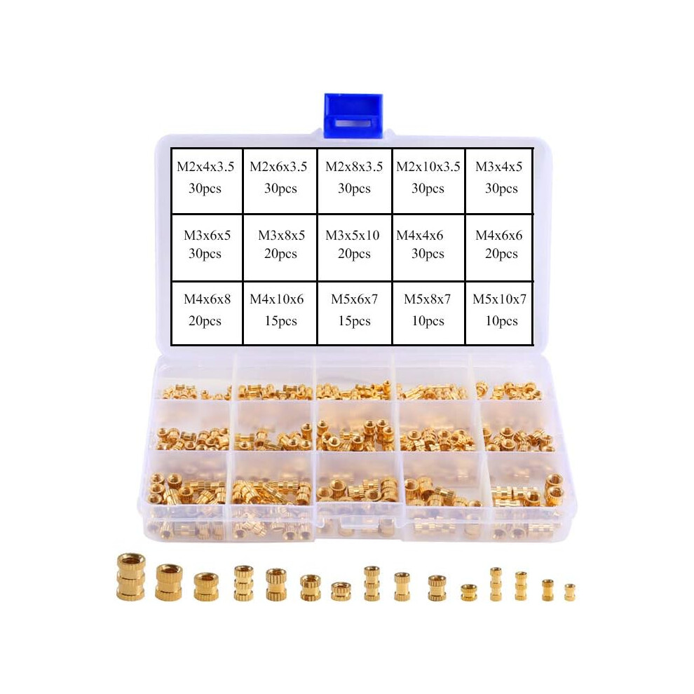 Heat Set Insert Threaded Inserts Assortment, High Quality Brass For Diverse 3D Printing Components Needs 9340258623608