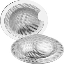Filter Sink Strainer Basket, Stainless Steel Sink Strainer With Upgrade Handle For Easy Handling, Suitable For Kitchen Bathroom Bathtub Shower Room