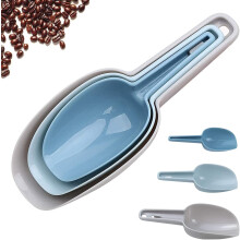 High Quality Reusable Plastic Kitchen Scoops, Non-Toxic U Shape Design With Hanging Loop, Suitable For Indoor And Outdoor Use Including Wedding Party
