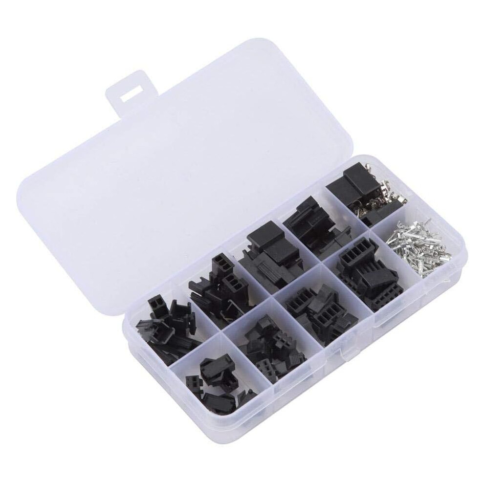 200Pcs Wide Application Range Electronics Set, Male Female Wire Terminals For Diy Electronics Projects, High Conductivity Jst Sm Connector Assortment 9128293566834